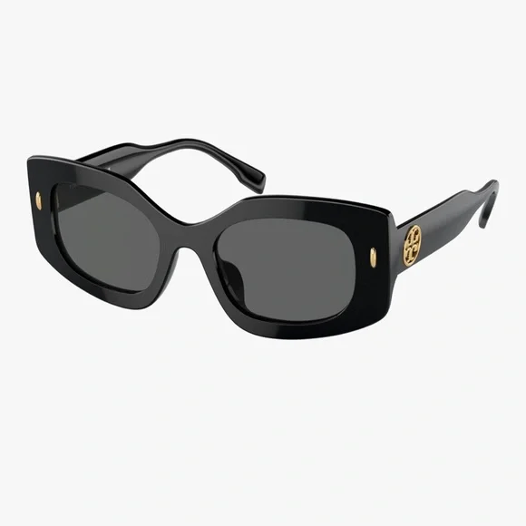 Tory Burch Black and Gold Sunglasses - Picture 1 of 1